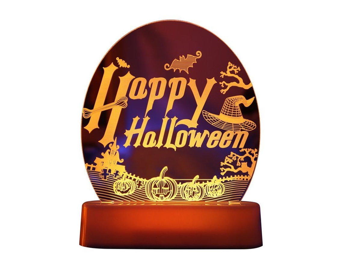 Luzes De Halloween Para Interior: Decorativo De Abóbora Com Controle Remoto Para Festa E Quarto