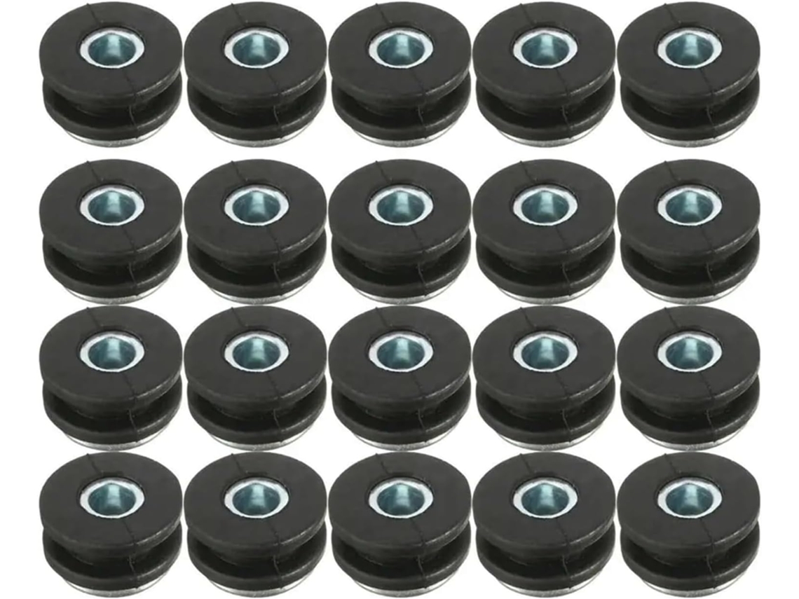 Kit com 20 peças de arruelas bêbadas para carnificina de motocicleta.
