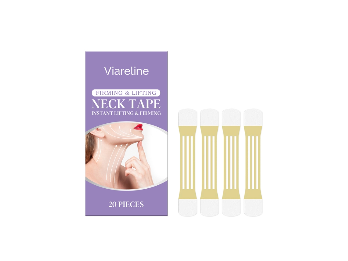 Patch Elástico de Pescoço Viareline para Emagrecimento de Papada e Modelagem Facial V