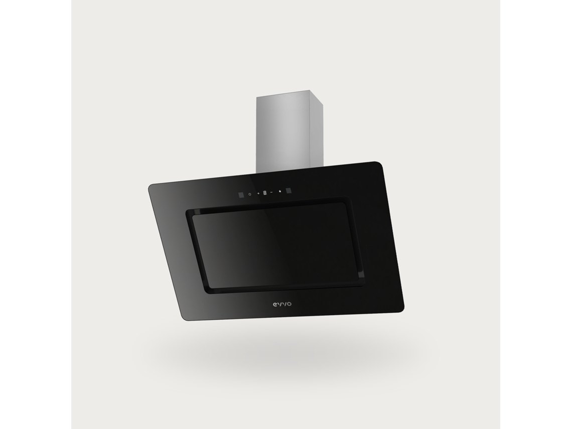 Evvo Exaustor Decorativo De 60 Cm, 800 M³/h, Com Controlo Tátil E Gestual, Filtro De Alumínio E Carvão Ativado, Eficiência Energética A++