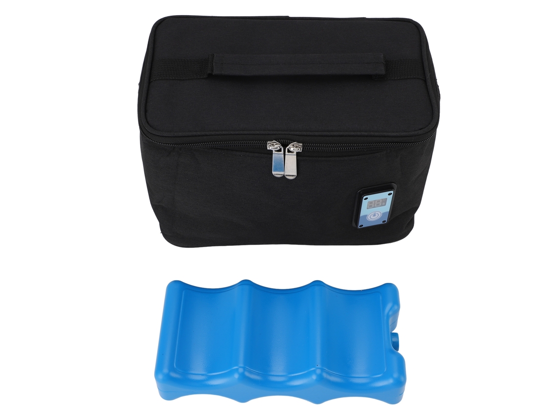 Primerox bolsa Portátil Resfriamento Leite Materno 6800ml com Display Digital de Temperatura