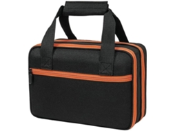 Bolsa de transporte em poliéster para Klein Tools ET310 AC com desconectores Duplo e diversas bolsas de armazenamento.