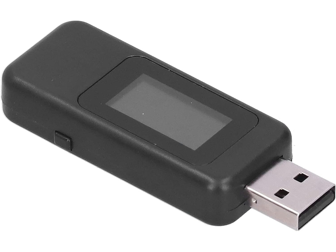 Testador Usb Detector De Amperímetro Digital Inteligente Com Visor Lcd