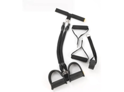 Faixa de Resistência AQUAFORGE com Pedal multiuso para Ioga, Pilates, Alongamento e Abdominais