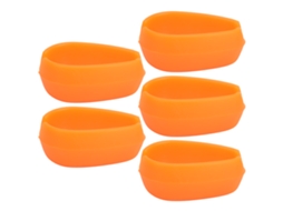 Molde de Isca para Pesca Inline 5pcs Laranja