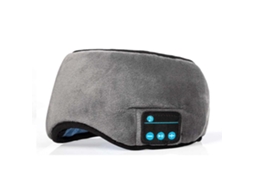 Máscara de Dormir Bluetooth Tecnologia 5.2 Lavável Alto-falantes Microfone JIAPEI (cinza)