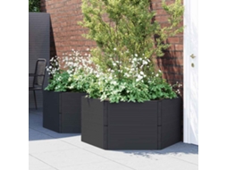 Vidaxl Vasos/floreiras De Jardim 2 Pcs Pp Antracite