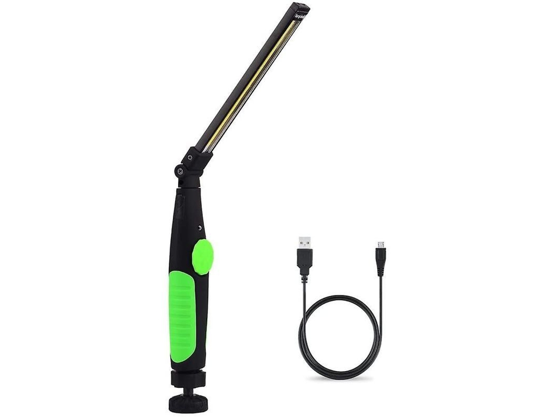 Lanterna De Trabajo Led Recargable Com Íman E Usb Plegável Rotação 360 Graus