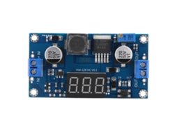 Módulo Conversor Boost Ajustável 4.5v-32v Para 5-55v Com Display De Voltmeter