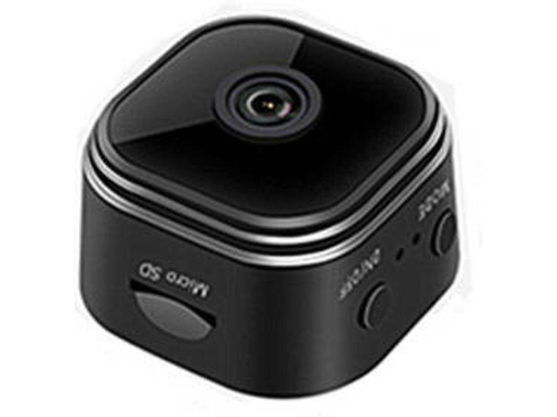 Mini câmera espiã 1080p HD Wifi Visão noturna DVR Armazenamento em nuvem Esportes aéreos Preto Bestvite