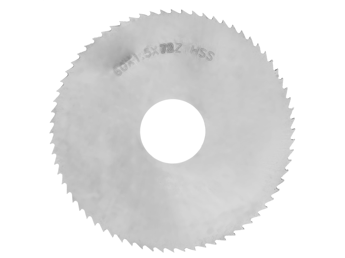 Lâmina De Serra Circular Hss Com 72 Dentes Para Corte De Madeira 60 X 1.5 X 16mm
