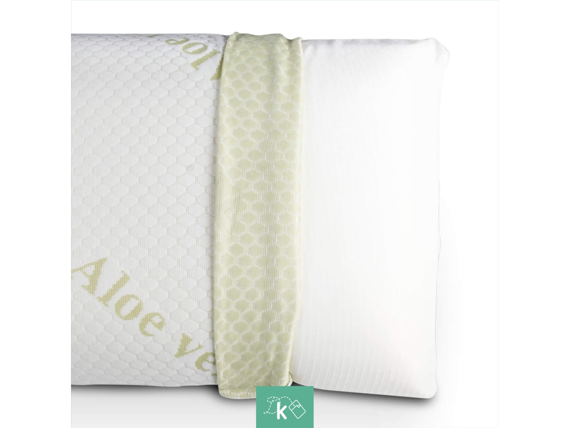 Almofada Viscoelástica 105 Cm com Capa de Aloe Vera DREAMING KAMAHAUS