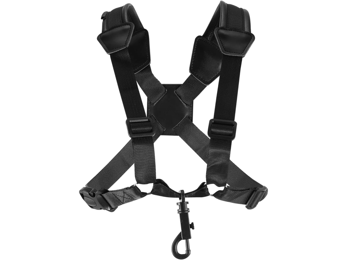 Yardwe Correia De Saxofone Universal De 22 Polegadas Com Almofada Confortável Para Saxofone Tenor
