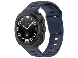 Pulseira De Silicone Com Fecho Reverso E Cor Sólida Para Samsung Galaxy Watch Ultra 47mm
