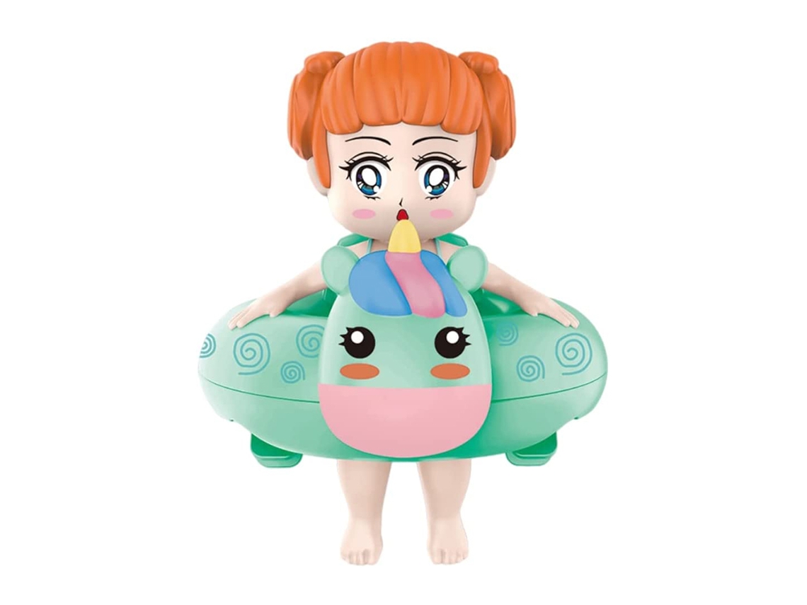 Mali brinquedo de Banho para Bebê Menina com Bóia Flutuante Cute Brinquedo de Praia Piscina Banheira Verão
