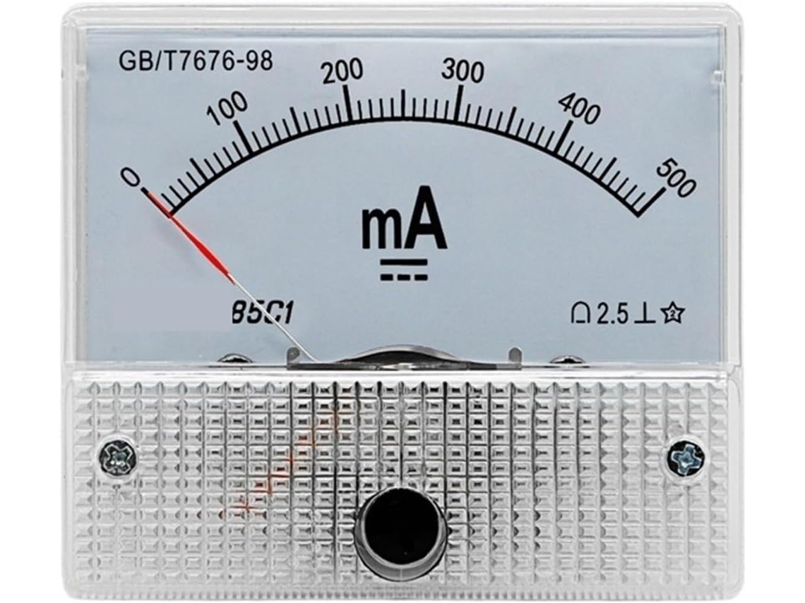 Amperímetro 85c1, Medidor De Amperes, 30 Ma, 50 100 E 200 Painel