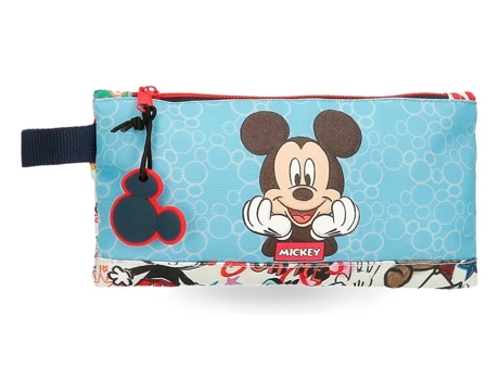 Estojo DISNEY (22 x 12 x 0,5 - Poliéster - Azul)