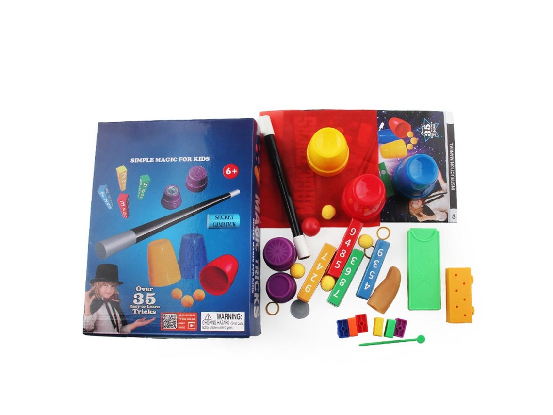 Primerox conjunto de Truques de Mágico para Crianças Varinha Mágica Presentes de Natal Brinquedos Educativos