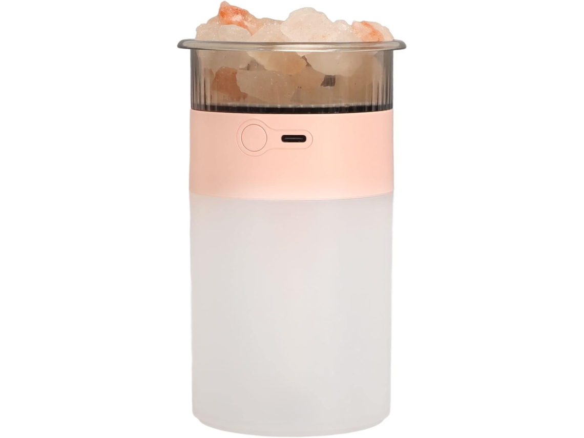Umidificador Ultrassônico De Névoa Fria, 250 Ml, Pedra, Fina, Luzes Led Coloridas