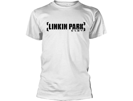 T-shirt De Mulher Zmdecqnb Linkin Park Mens Bracket Algodão Branco (l)