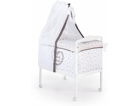 Mini Berço e Têxtil  Sweet Heart Multicolorido (57x25x82 cm)