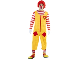 Fato de Homem EUROCARNAVALES Palhaço Hambúrguer (M/L )