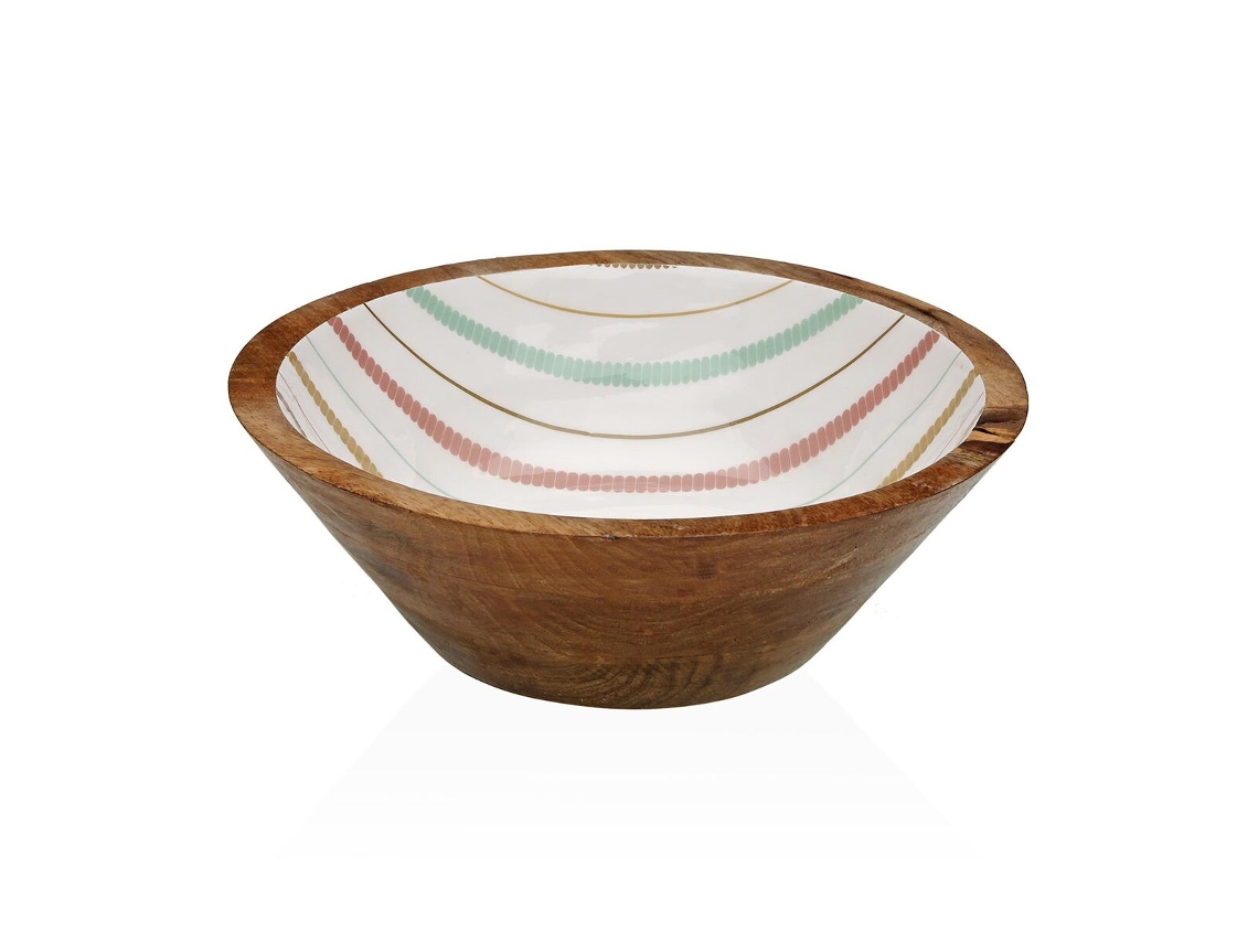 Tigela de Salada Versa Flint (Marrom)