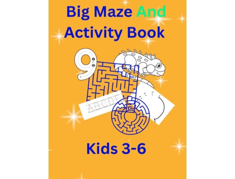 Livro Big Maze And Activity Book Kids 3-6 de NER PUBLISHING (Inglês)