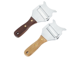 Conjunto De 2 Raladores Aço Inox Para Chocolate, Trufas E Queijo, Com Cabo Madeira, Utensílios Cozinha. Aquaforge