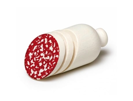Jogo Tradicional ERZI Madeira - Bege - 3,9 x 8,5 x 3,9 cm)