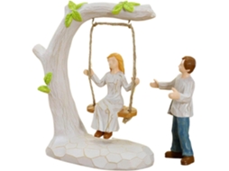 Estatueta De Casal Em Balanço | Decoração Romântica Para Quarto De Casal, Estátua Decorativa De Resi Gokoco