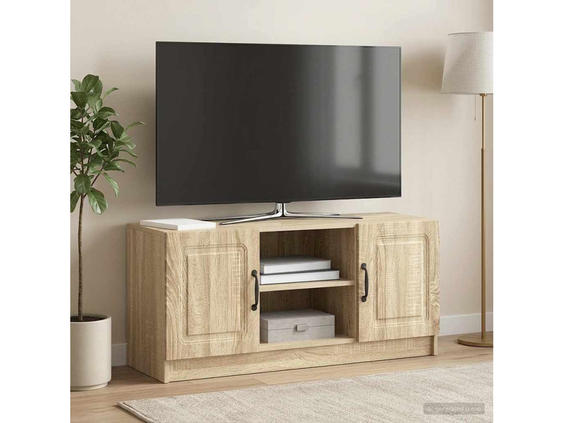 Vidaxl Gabinete Para Tv Carvalho Sonoma 102 X 34,5 X 47 Cm