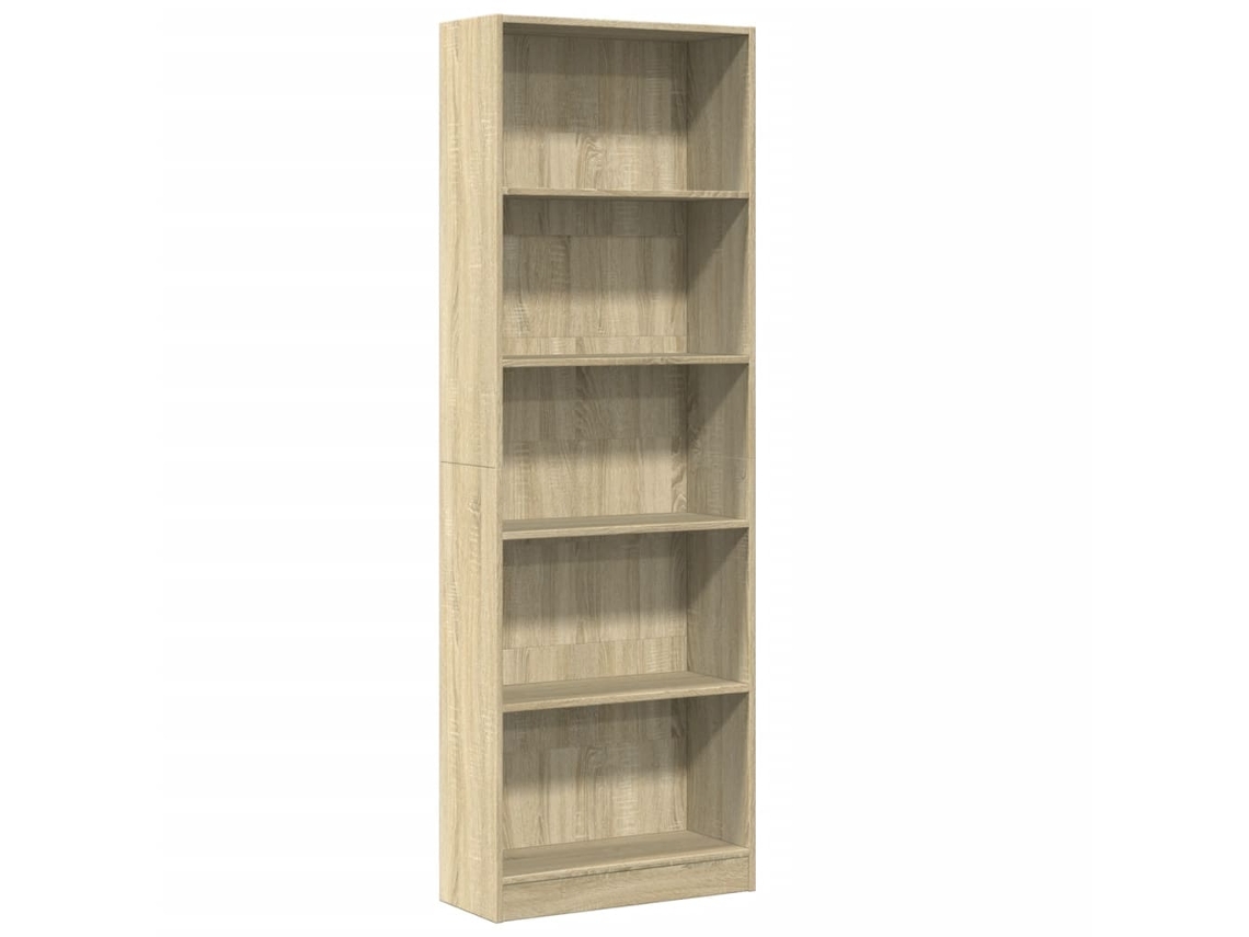 Bookcase, Bookcases Vidaxl Marrom Madeira Processada (n/a)