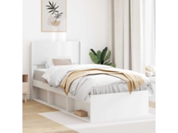 Vidaxl Cabeceira Branco Pb