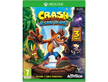 Jogo Xbox One Crash Bandicoot N.Sane Trilogy