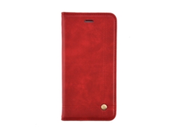 Capa de Telefone 6plus/6splus Vermelha EOOCOO (adsorção de Cobertura Completa, Clássico Retrô)