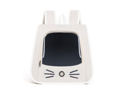 Mochila de Transporte para Animais de Estimação, Portátil, Branca AQUAFORGE