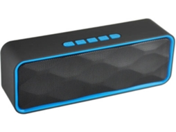 Coluna Bluetooth Ydcy 0827H1 Autonomia: Até 12 H Azul