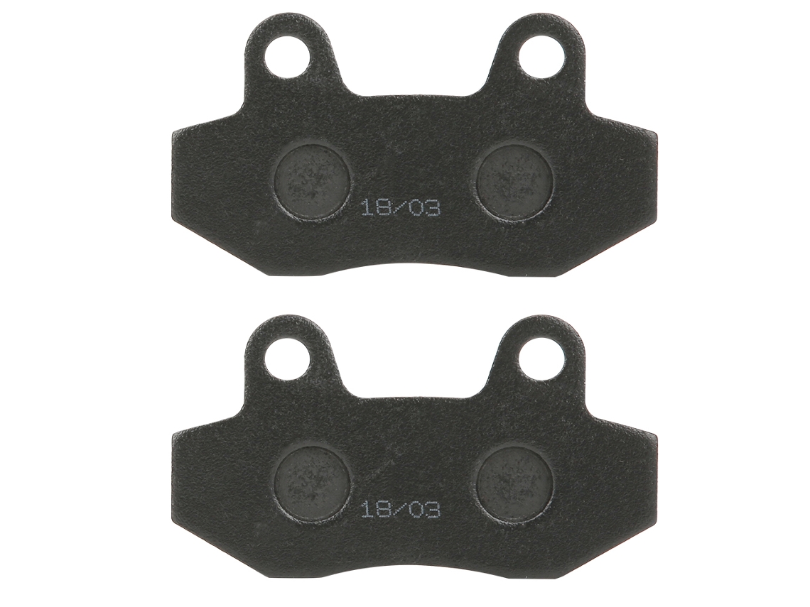Par de pastilhas Mali de freio a disco de resina, universal para scooter e moto