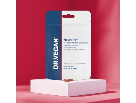 Heartpro Bactérias Vivas Suporte a Um Coração Saudável Fornecimento para 30 Dias DR.VEGAN