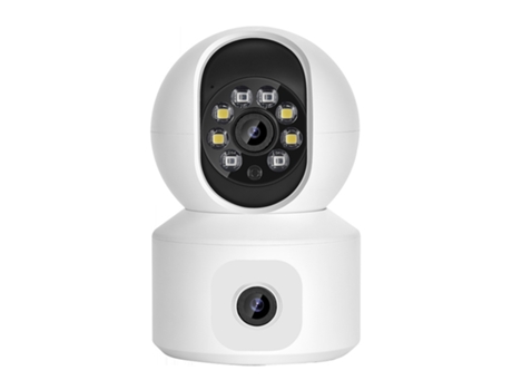A câmara de vigilância sem fio binocular dobro da câmera 2*200W Smart Linkage 360° ENCONTRA-SE