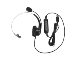Fone De Ouvido Usb Mono Para Computador, Notebook E Skype