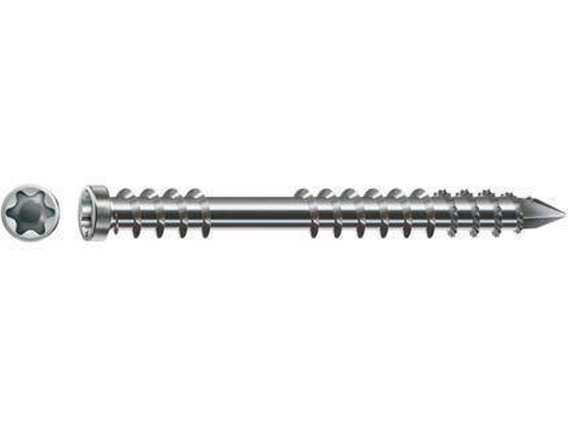 Parafuso Deck Cab.torx Spax - Inox-a2 - D5 - 80mm