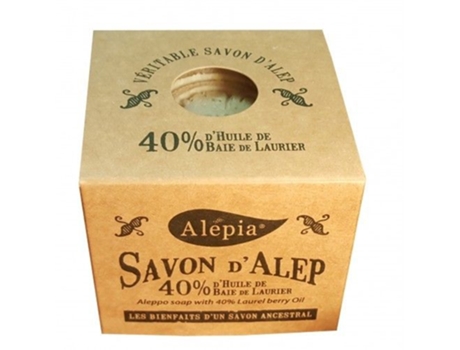 Savon D'Alep Tradição 40% Huile de Baie de Laurier Fr ALEPIA