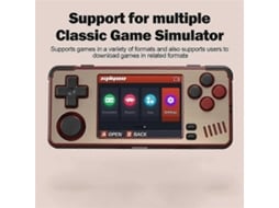 Console De Videogame Portátil A30 Com Tela Ips De 2,8 Polegadas, Sistema Linux, Wifi 2.4g, 64 Gb, Preto/branco Ly Ebike