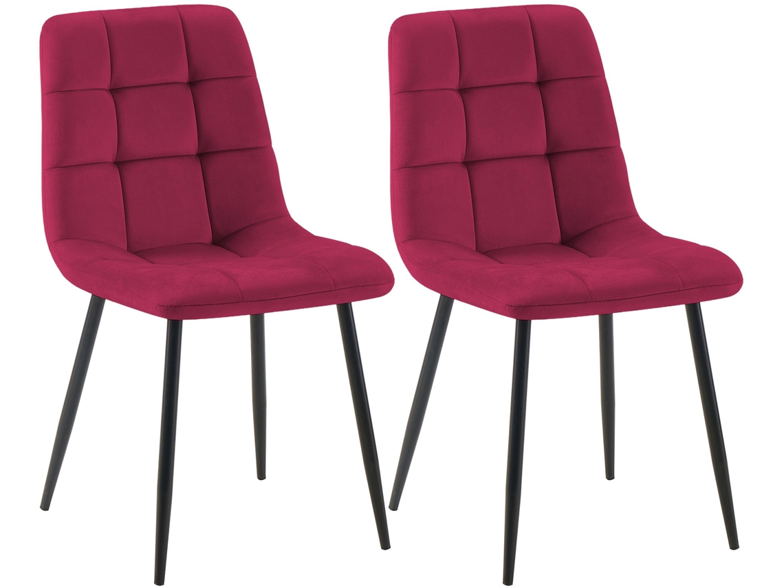 2er Set Esszimmerstuhl Tilde Samt