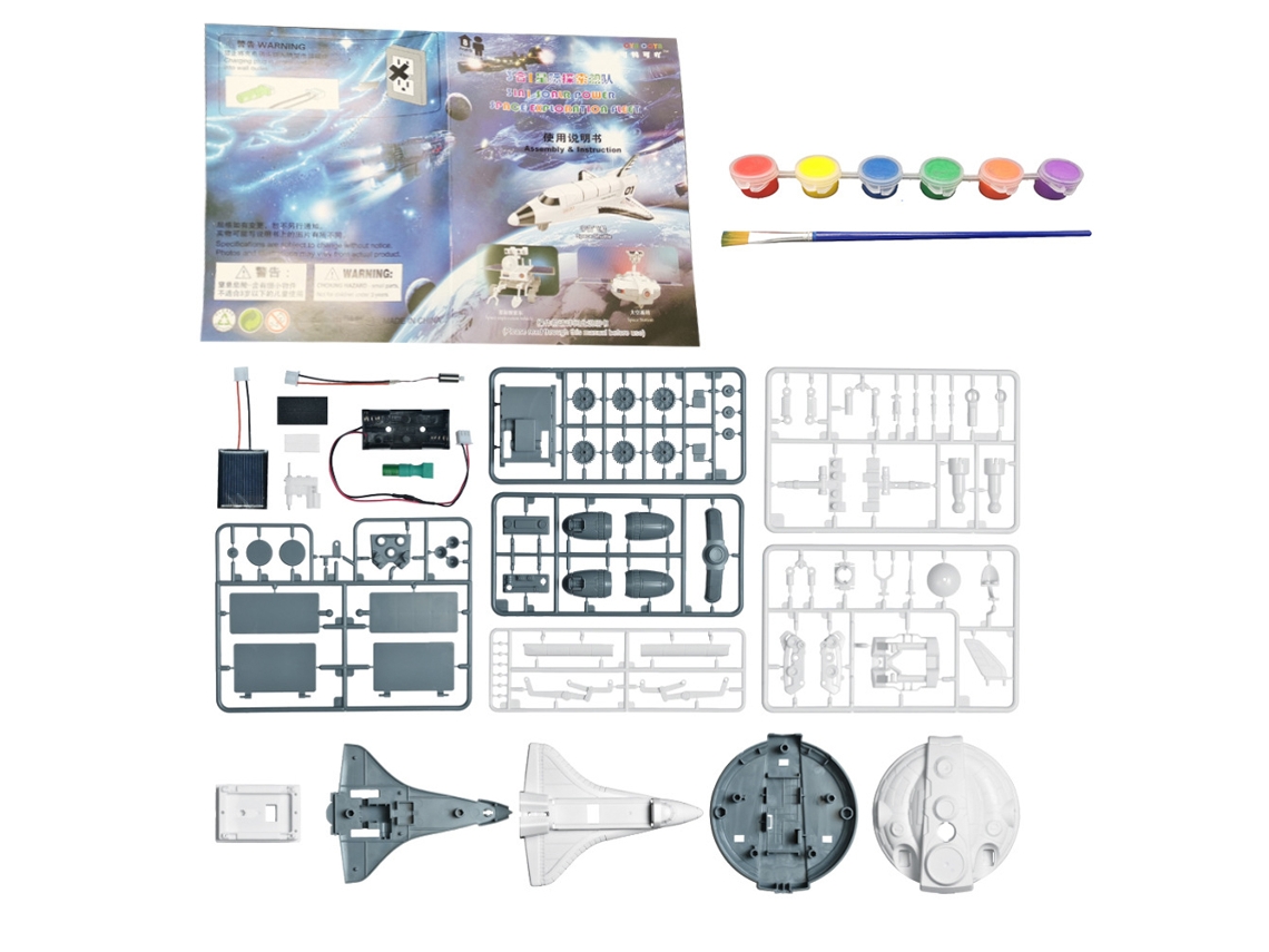 Ats kit de Robô Solar Espacial 3 em 1: Brinquedos de Construção Científica Educatsivos para Crianças, Meninas e Adolescentes Presentes
