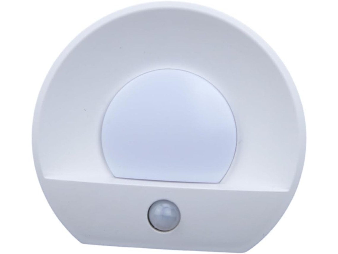 Luminária Led Recarregável Usb De 0,8 W Com Sensor De Movimento, Branca, Para Armários.