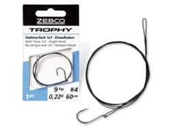 Anzol Único de Aço ZEBCO Trophy Trace 1X7 50 cm / 12 kg