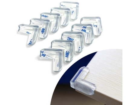 10pcs Proteção De Canto De Móvel Silicone Transparente, Protege Canto, Com Cola Hueihwoh